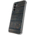 Black Painted Wood Galaxy S24 Plus Clear Case