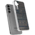 Black Painted Wood Galaxy S24 Plus Clear Case