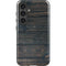 Black Painted Wood Galaxy S24 Plus Impact Case