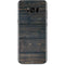Black Painted Wood Galaxy S8 Skin