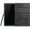 Black Painted Wood Samsung Galaxy Tab Skin