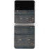 Black Painted Wood Galaxy Z Flip3 5G Skin