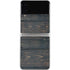 Black Painted Wood Galaxy Z Flip4 5G Skin