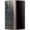 Black Painted Wood Galaxy Z Fold2 5G Skin