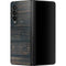 Black Painted Wood Galaxy Z Fold3 5G Skin