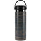 Black Painted Wood Hydro Flask 20oz Wide Mouth Skin