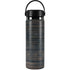 Black Painted Wood Hydro Flask 20oz Wide Mouth Skin