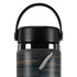 Black Painted Wood Hydro Flask 20oz Wide Mouth Skin