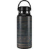 Black Painted Wood Hydro Flask 32oz Wide Mouth Skin