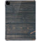Black Painted Wood iPad Pro 12.9in (2020) Clear Case