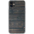 Black Painted Wood iPhone 11 Clear Case