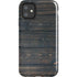 Black Painted Wood iPhone 11 Impact Case