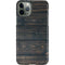 Black Painted Wood iPhone 11 Pro Lite Case