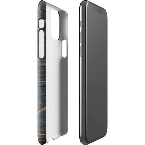 Black Painted Wood iPhone 11 Pro Lite Case