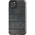 Black Painted Wood iPhone 11 Pro Max Impact Case
