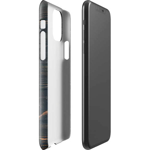 Black Painted Wood iPhone 11 Pro Max Lite Case