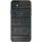 Black Painted Wood iPhone 11 Skin