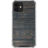 Black Painted Wood iPhone 12 Clear Case