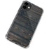 Black Painted Wood iPhone 12 Clear Case