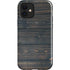 Black Painted Wood iPhone 12 Impact Case