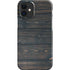 Black Painted Wood iPhone 12 Mini Lite Case