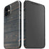 Black Painted Wood iPhone 12 Mini Lite Case