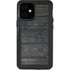 Black Painted Wood iPhone 12 Mini Waterproof Case