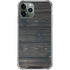 Black Painted Wood iPhone 12 Pro Clear Case