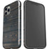 Black Painted Wood iPhone 12 Pro Impact Case