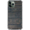 Black Painted Wood iPhone 12 Pro Max Clear Case