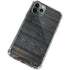 Black Painted Wood iPhone 12 Pro Max Clear Case