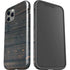 Black Painted Wood iPhone 12 Pro Max Impact Case