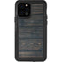 Black Painted Wood iPhone 12 Pro Waterproof Case