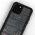 Black Painted Wood iPhone 12 Pro Waterproof Case