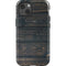 Black Painted Wood iPhone 13 Impact Case