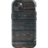 Black Painted Wood iPhone 13 Impact Case