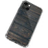 Black Painted Wood iPhone 13 Mini Clear Case