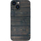Black Painted Wood iPhone 13 Mini Skin