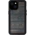 Black Painted Wood iPhone 13 Mini Waterproof Case