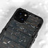 Black Painted Wood iPhone 13 Mini Waterproof Case