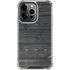 Black Painted Wood iPhone 13 Pro Clear Case