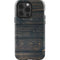 Black Painted Wood iPhone 13 Pro Impact Case