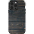Black Painted Wood iPhone 13 Pro Impact Case