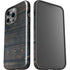 Black Painted Wood iPhone 13 Pro Impact Case