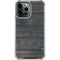 Black Painted Wood iPhone 13 Pro Max Clear Case