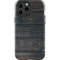 Black Painted Wood iPhone 13 Pro Max Impact Case