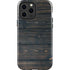 Black Painted Wood iPhone 13 Pro Max Impact Case