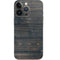 Black Painted Wood iPhone 13 Pro Skin