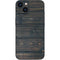 Black Painted Wood iPhone 13 Skin