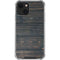 Black Painted Wood iPhone 14 Clear Case